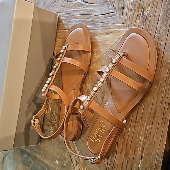 New FRANCO SARTO strappy jewelleries sandals! 6 - Picture 1 of 8